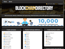Tablet Screenshot of blockchaindirectory.org